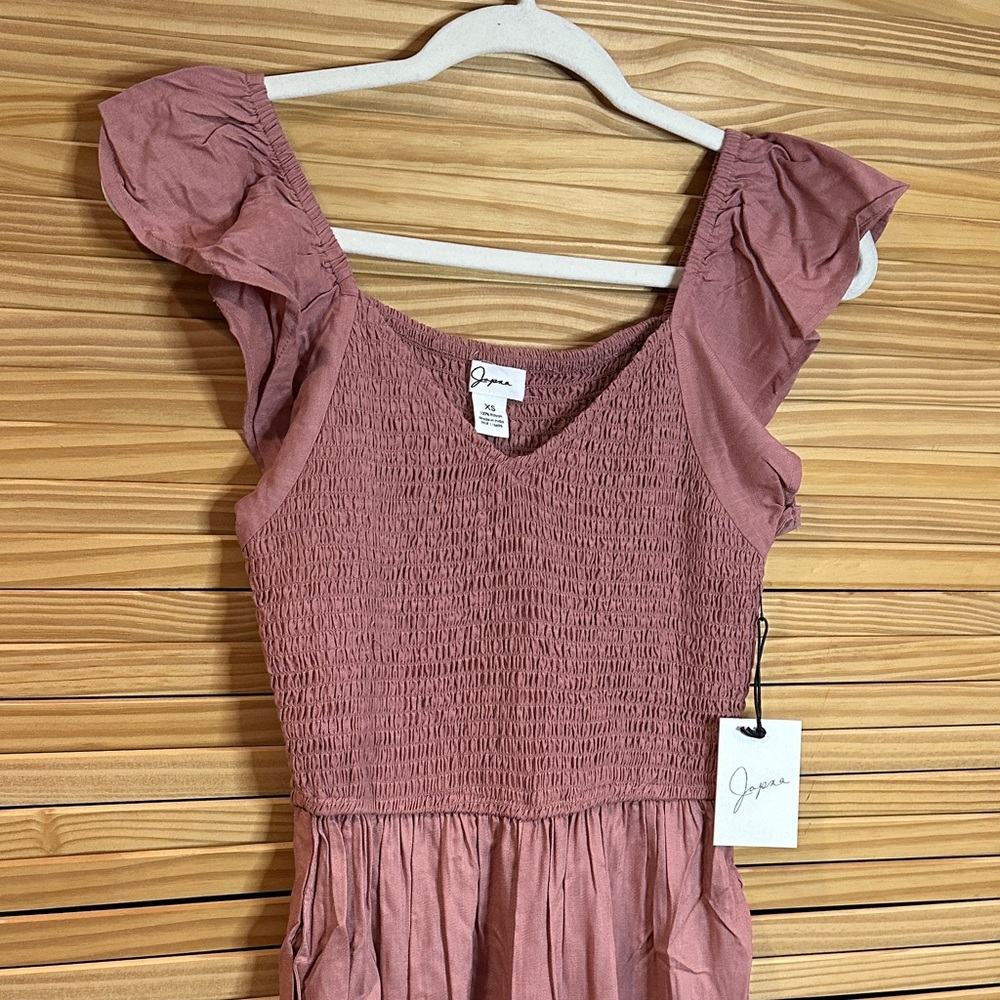 Pink Ruffled Jumpsuit - Picture 3 of 6
